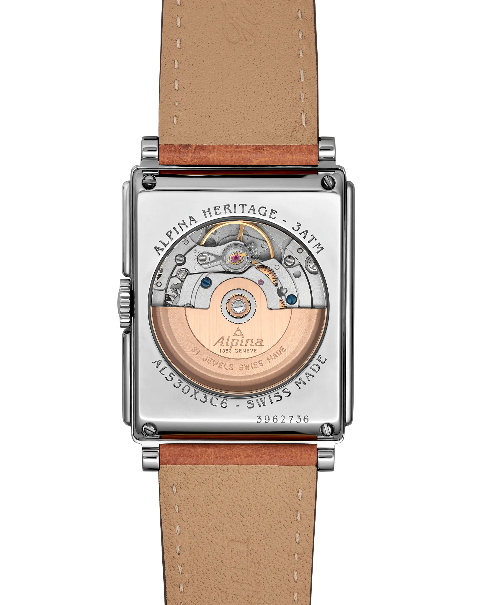 Sabbatical アルニカ Carrée Automatic 140 Years Watch AL-530BA3C6 | Alpina Watches US